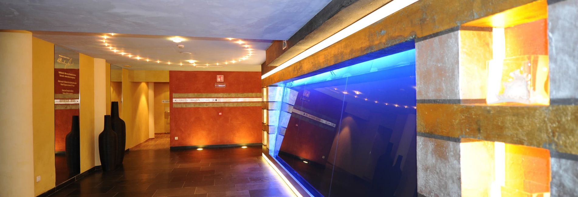 Wellness area with indoor pool at Hotel Vier Jahreszeiten in Vinschgau, South Tyrol Wellness area with indoor pool at Hotel Vier Jahreszeiten in Vinschgau, South Tyrol